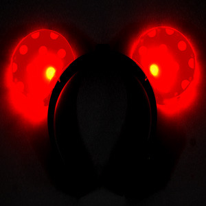 LED 램프미키마우스머리띠-레드